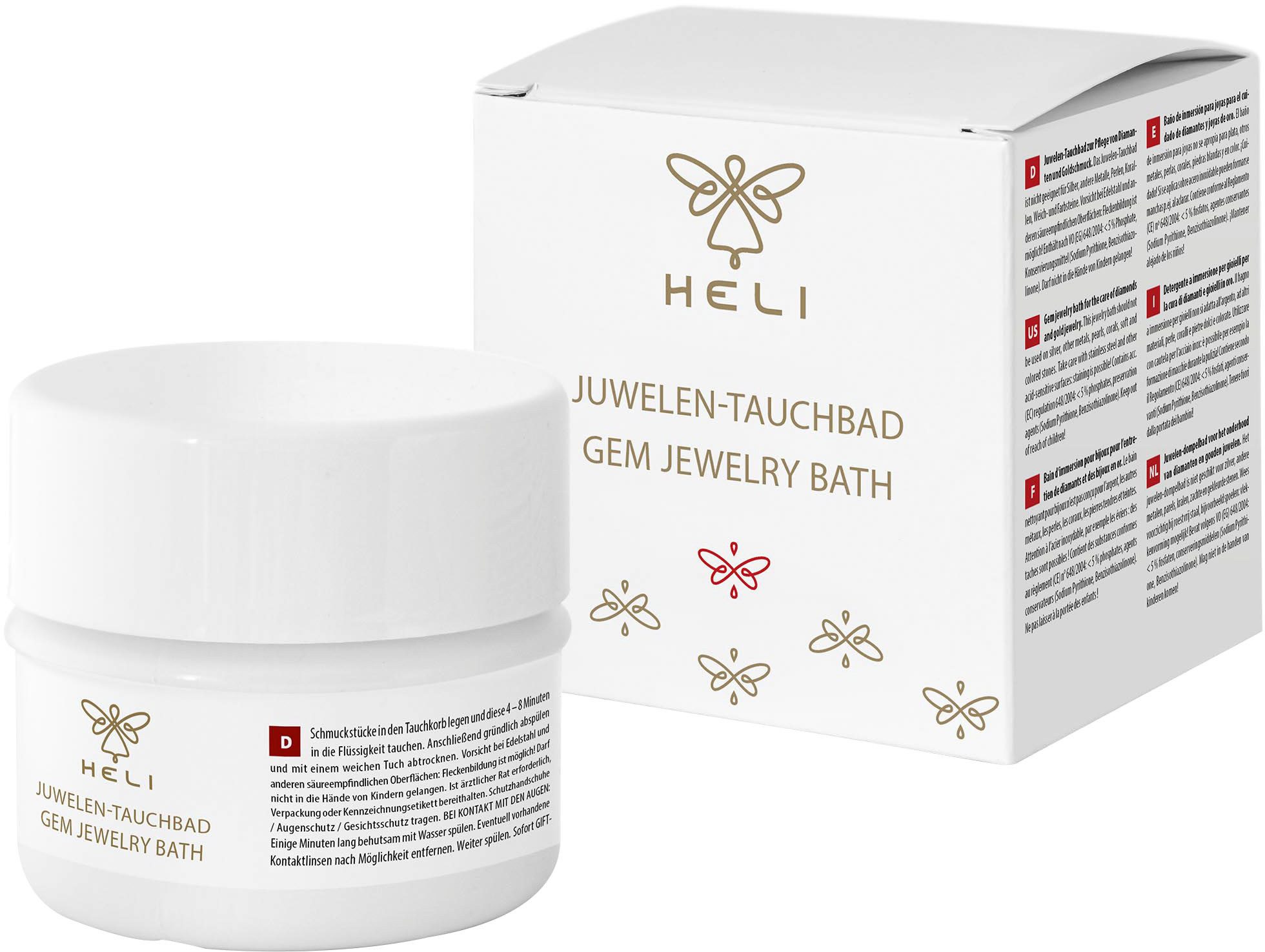 HELI Schmuck Geschenk Schmuckpflege Juwelen-Tauchbad Diamanten+Goldschmuck