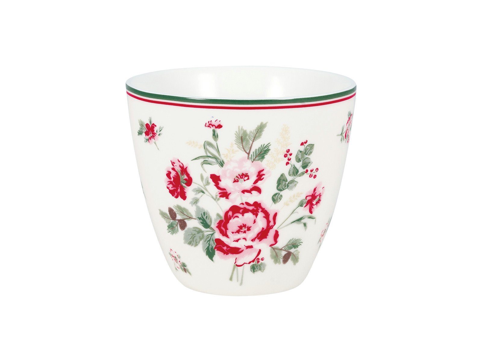 Greengate Becher Leonora Latte cup white