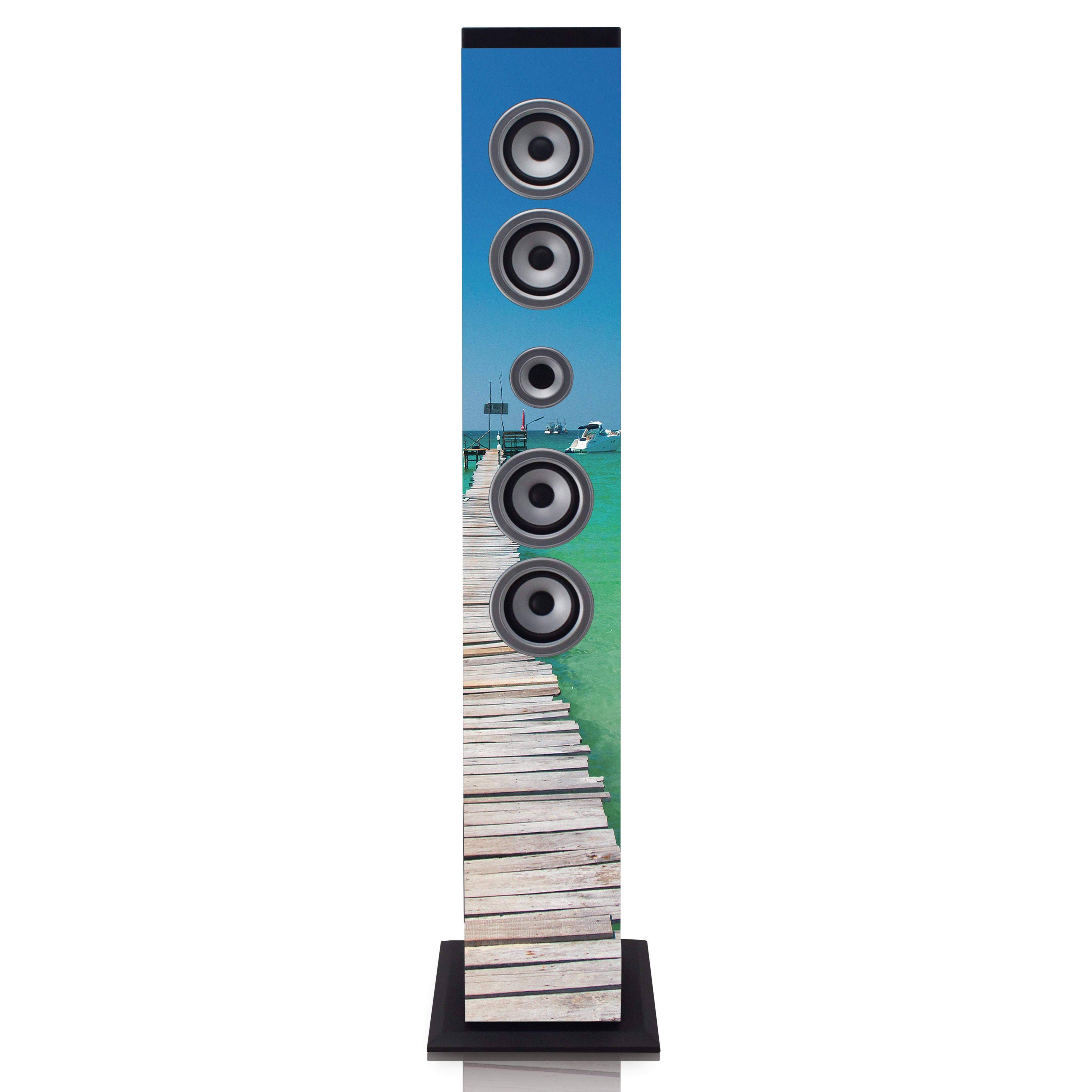 Lenco IBT-6 Sea Bluetooth-Lautsprecher 1.0 (Bluetooth,