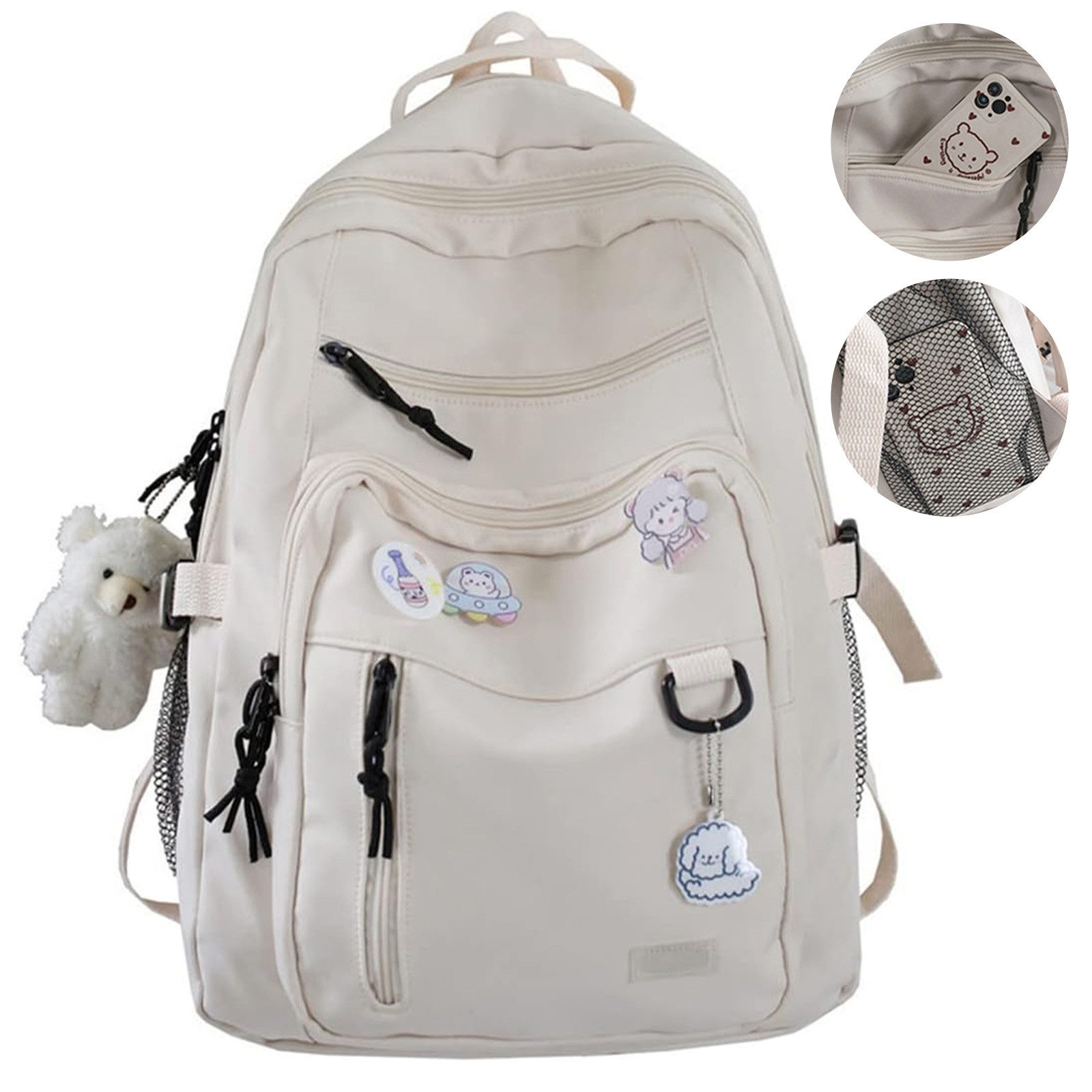 OKWISH Laptoprucksack Rucksäcke Schulrucksack Alltagsdaypack Laptoptasche