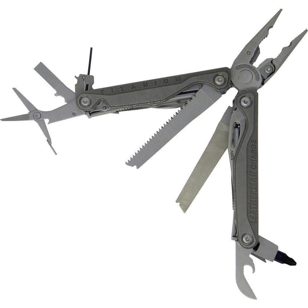 Leatherman Taschenmesser Leatherman CHARGE+TTI Titanium LTG832528