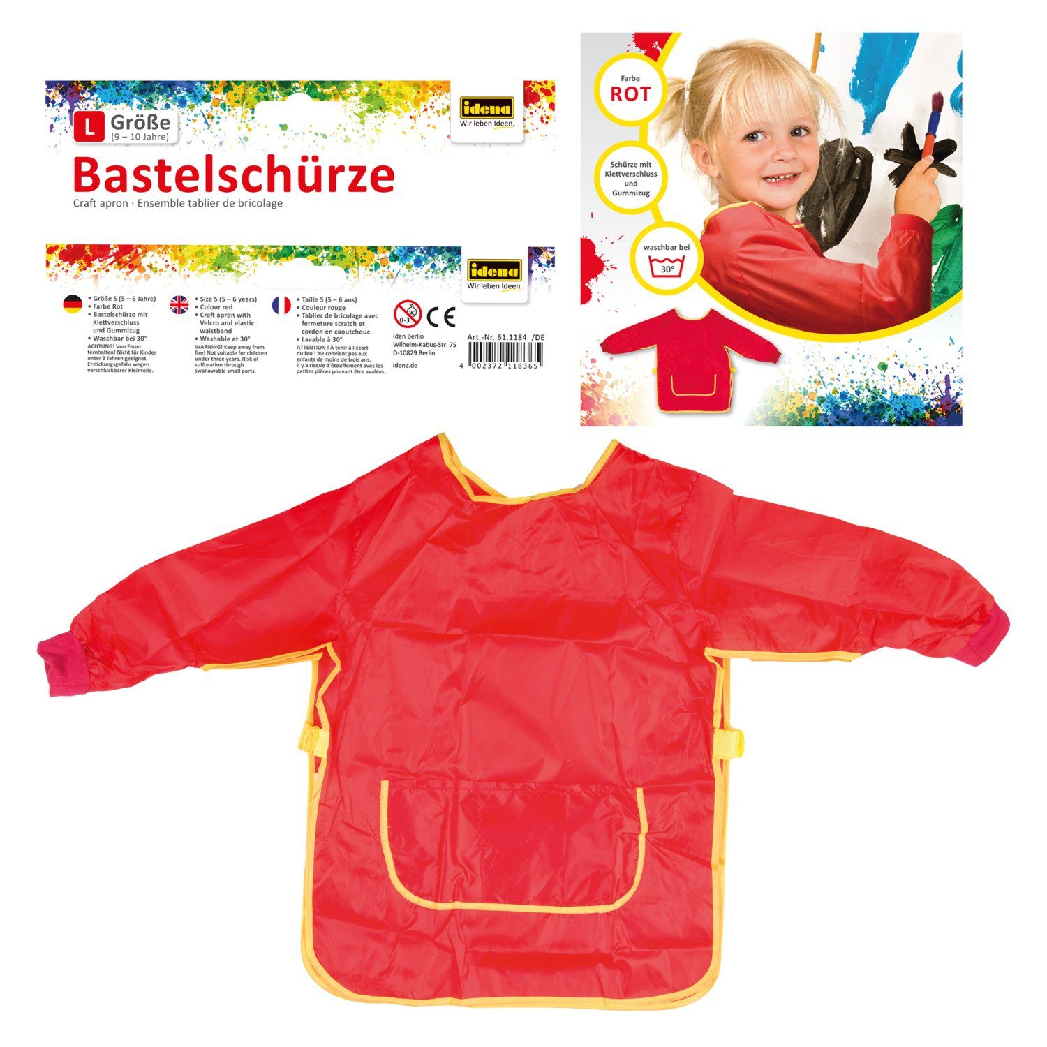 Idena Malschürze Idena 611188 - Bastelschürze