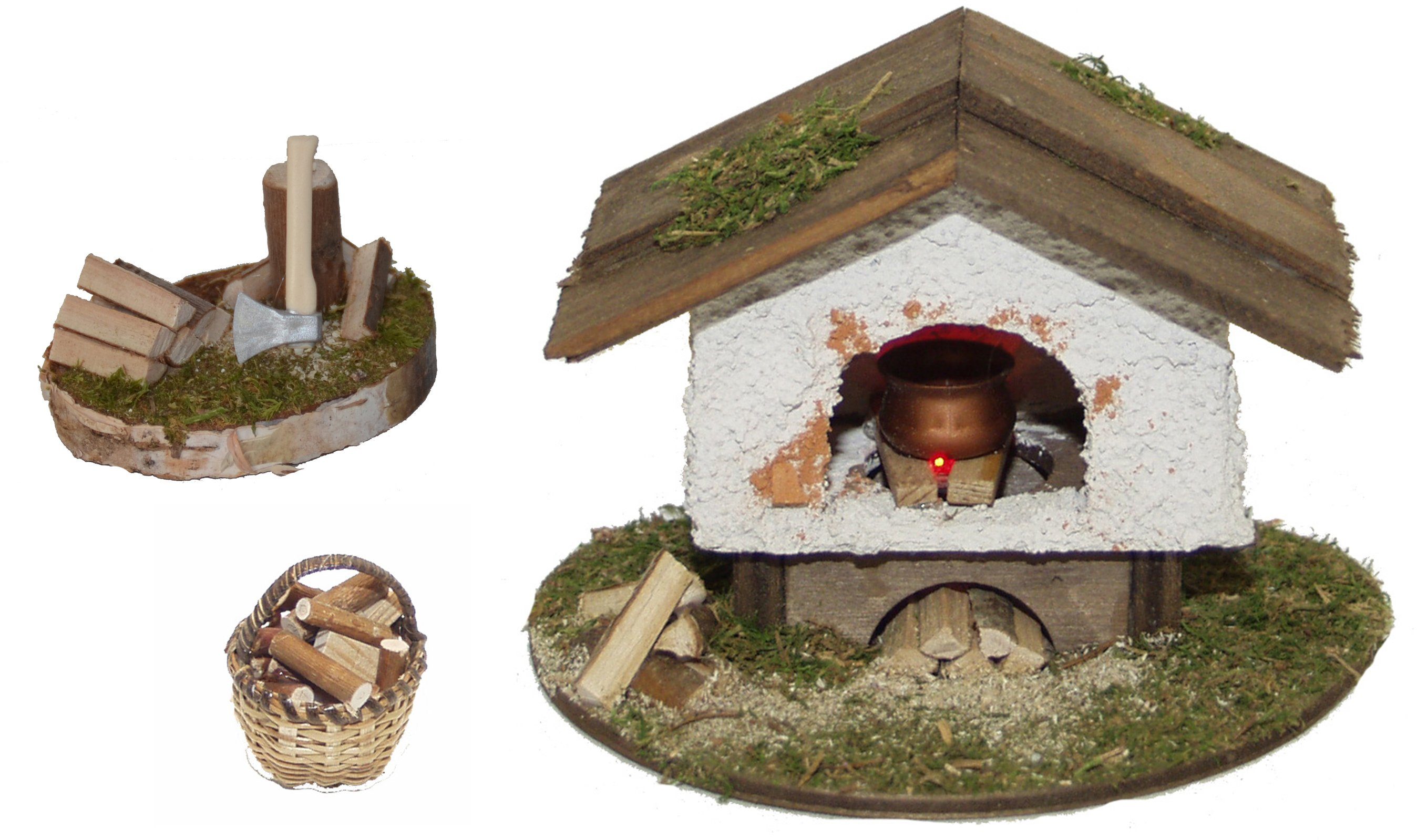 Alfred Kolbe Krippen-Zubehör Weihnachtsdeko (Set, 3tlg),