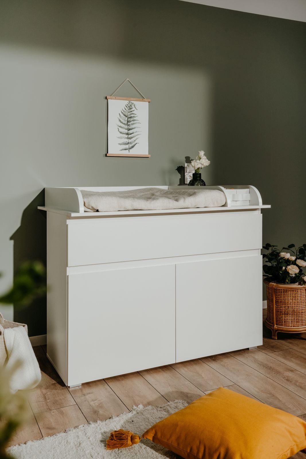 möbelvita Wickelkommode Wickelkommode Imara 67A weiß