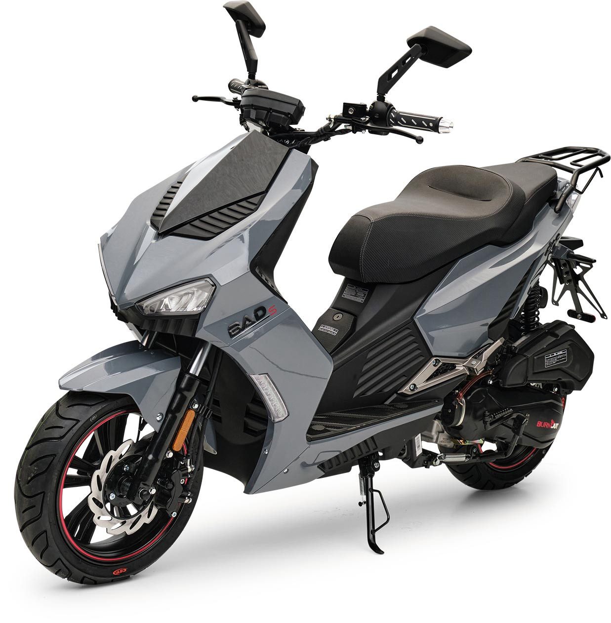Burnout Motorroller BAD s Grau, 125