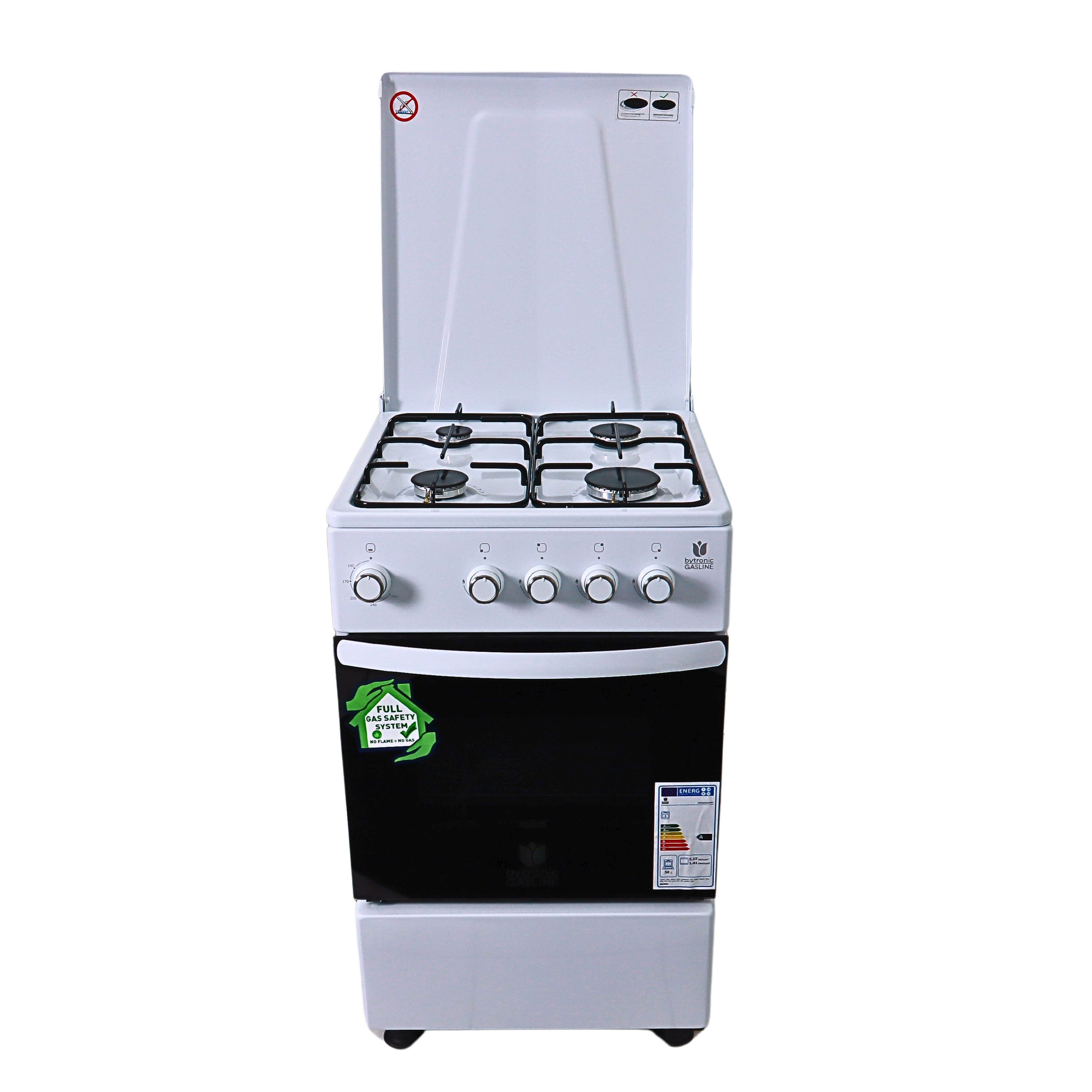 Gasline Gas-Standherd Camping-Herd SHGG5050THT, mit Gasbackofen
