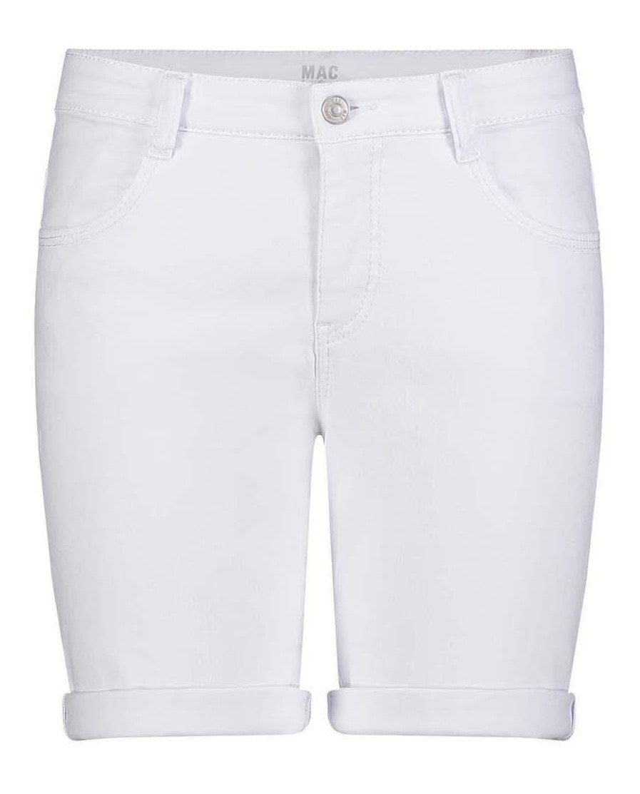 MAC Stretch-Jeans MAC SHORTY white denim