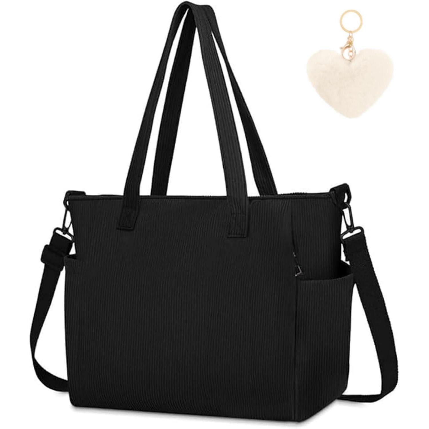 LuxusKollektion Handtasche Damen Kord Groß Handtasche