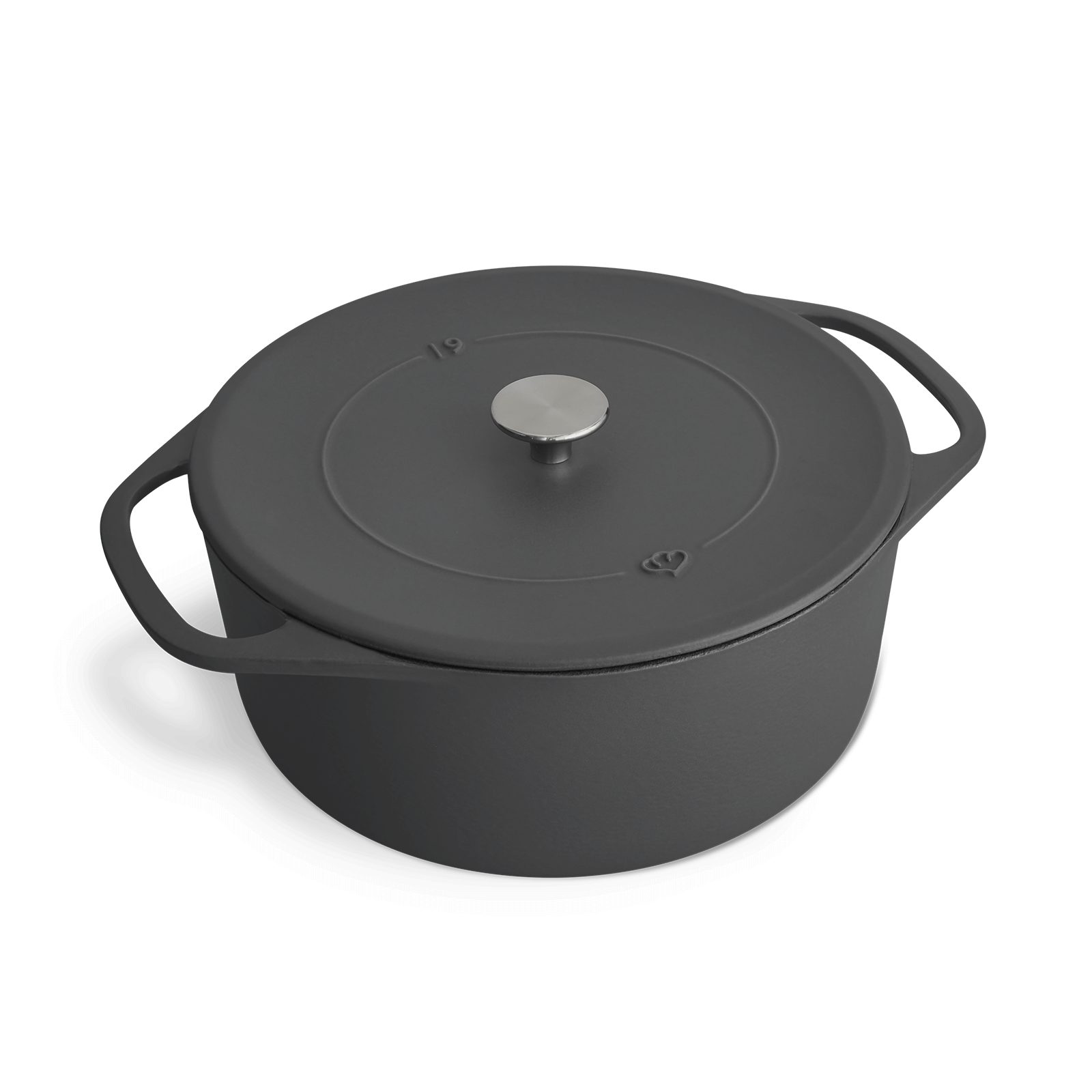 Springlane Bräter Cocotte Grau mit Deckel,