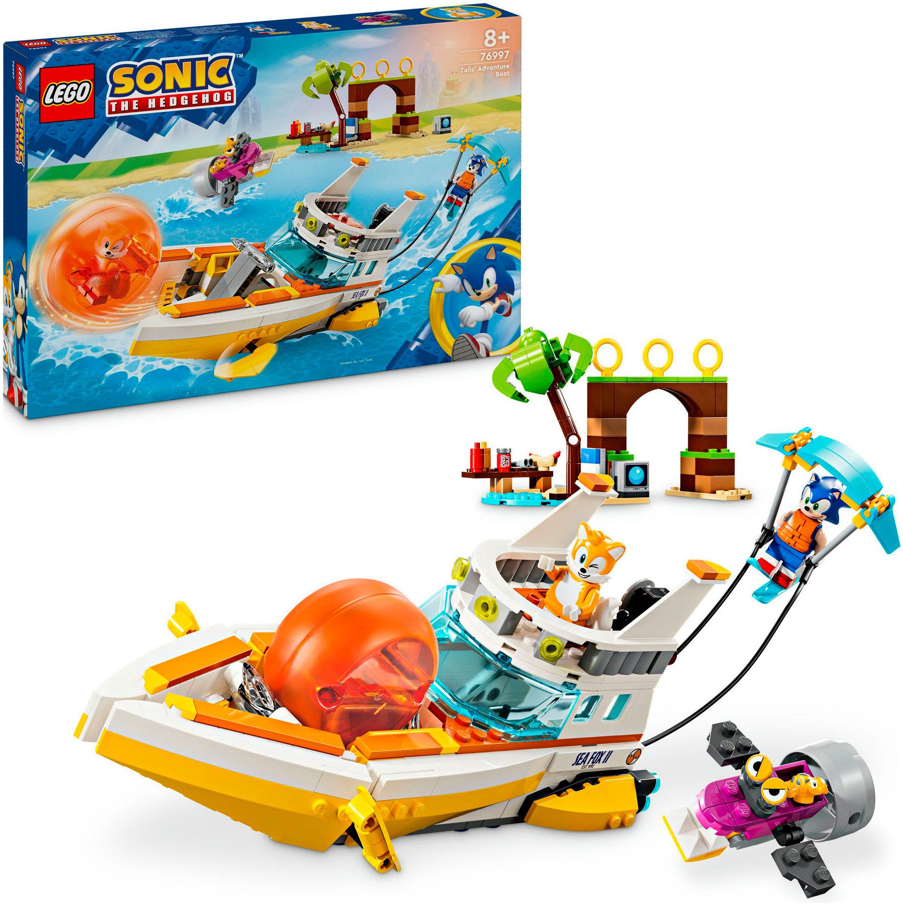 LEGO® Tails‘ Abenteuerboot (76997), LEGO Sonic