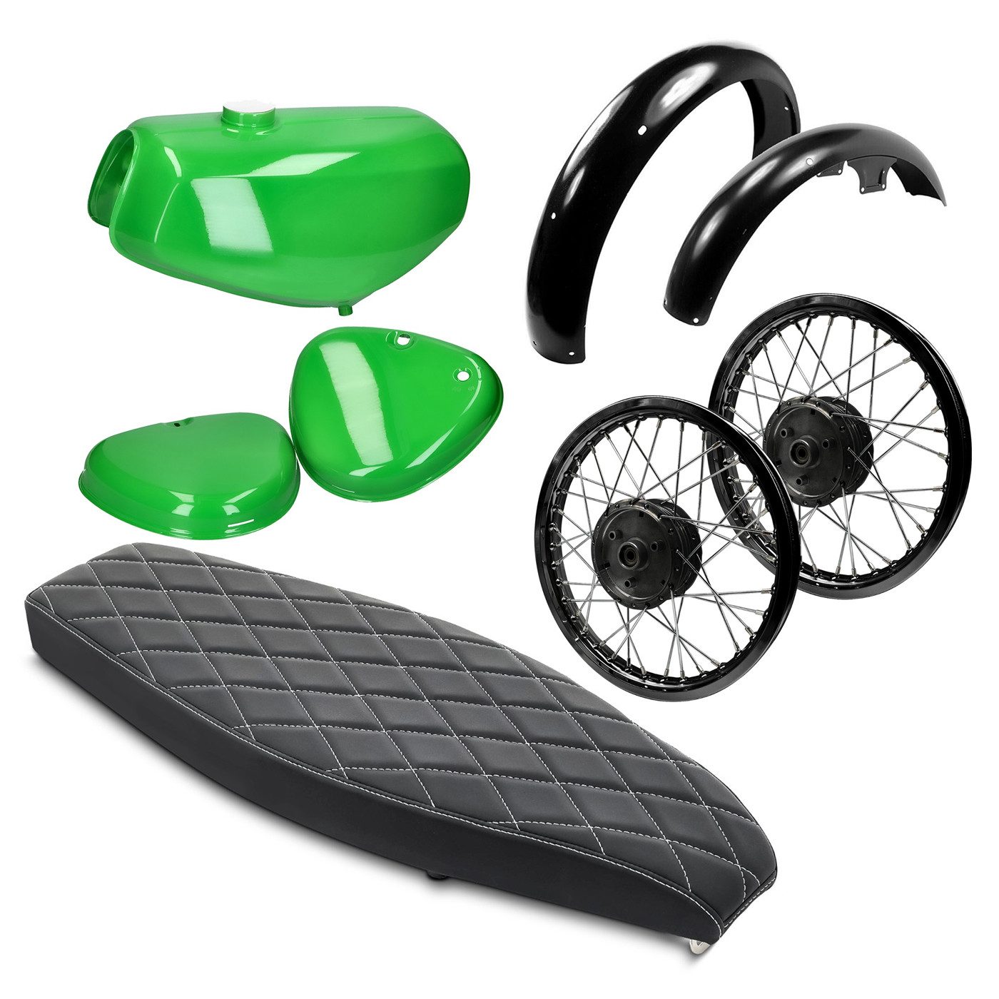 Craftride Sitzbank Simson Umbau Set4 für