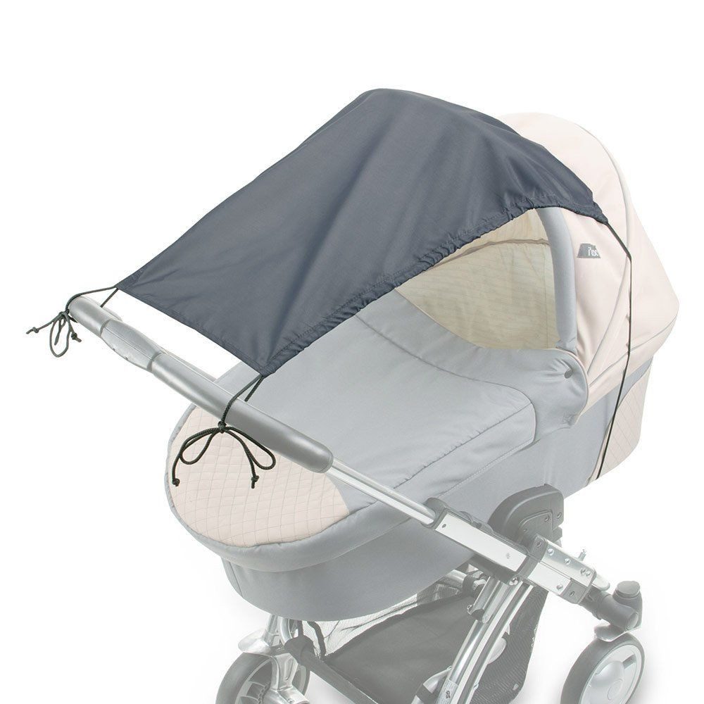 Diago Kinderwagen-Sonnenschutzhülle Anthrazit, Sonnensegel für Kinderwagen