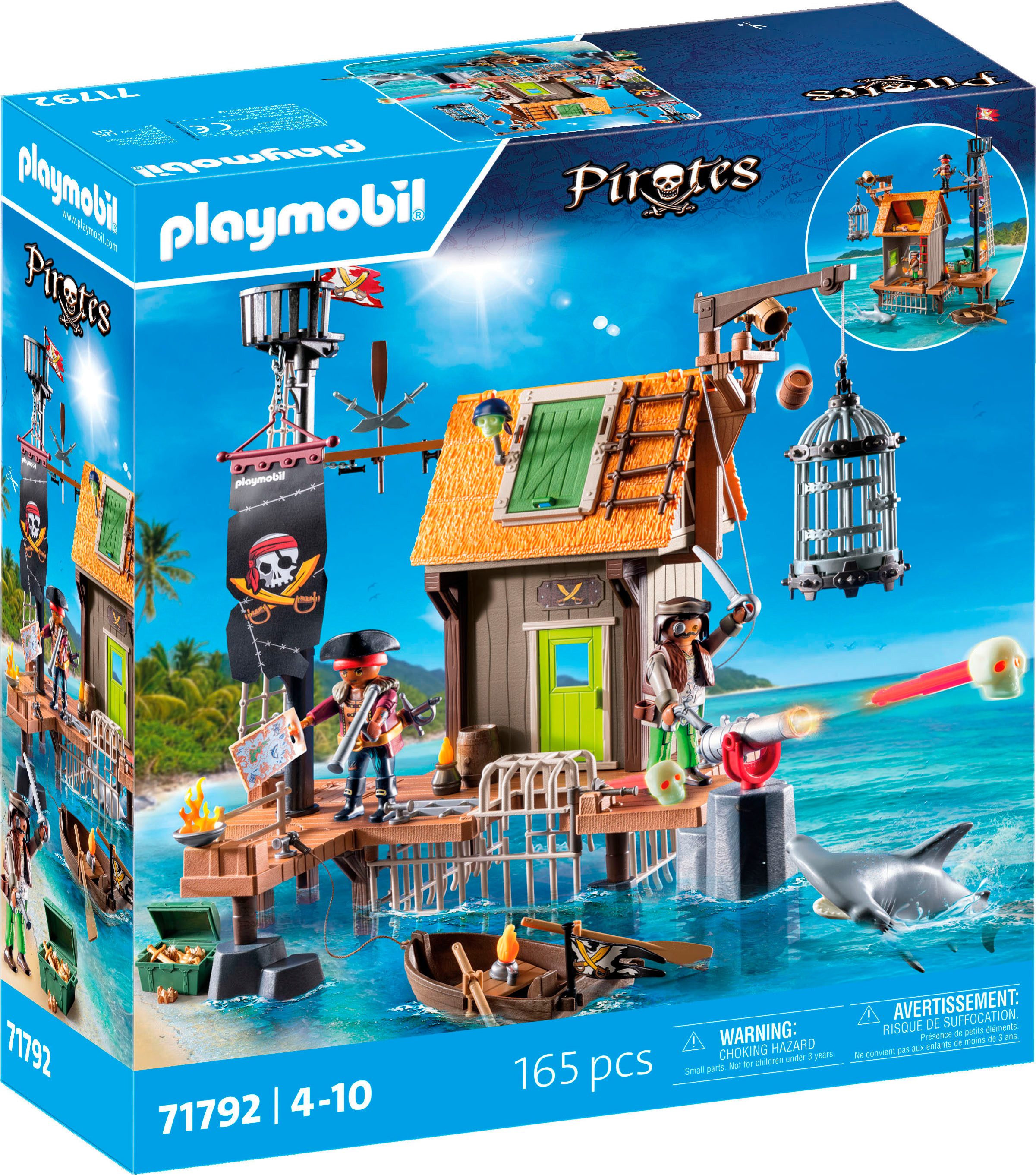 Playmobil® Piratenhafen mit Seeräuber-Gefängnis (71792), Playmobil