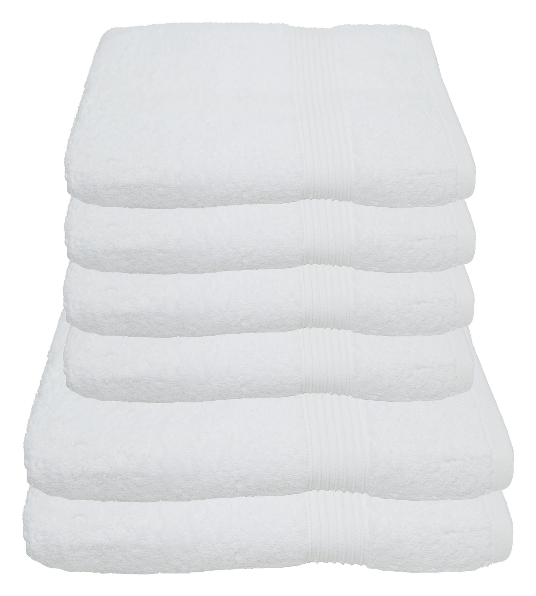 Julie Julsen Handtücher 6-Handtücher-Weiss, Baumwolle (6-St)
