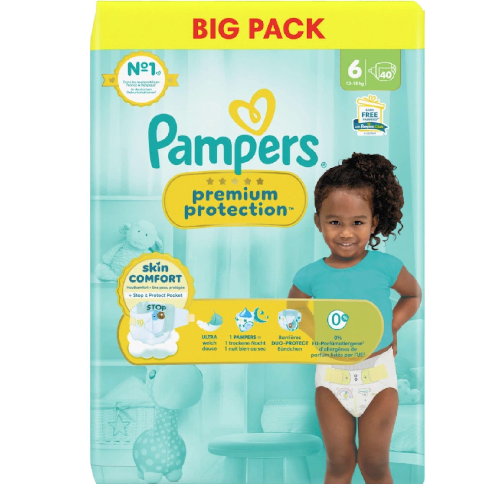 Pampers Windeln Premium Protection Gr.6 Extra