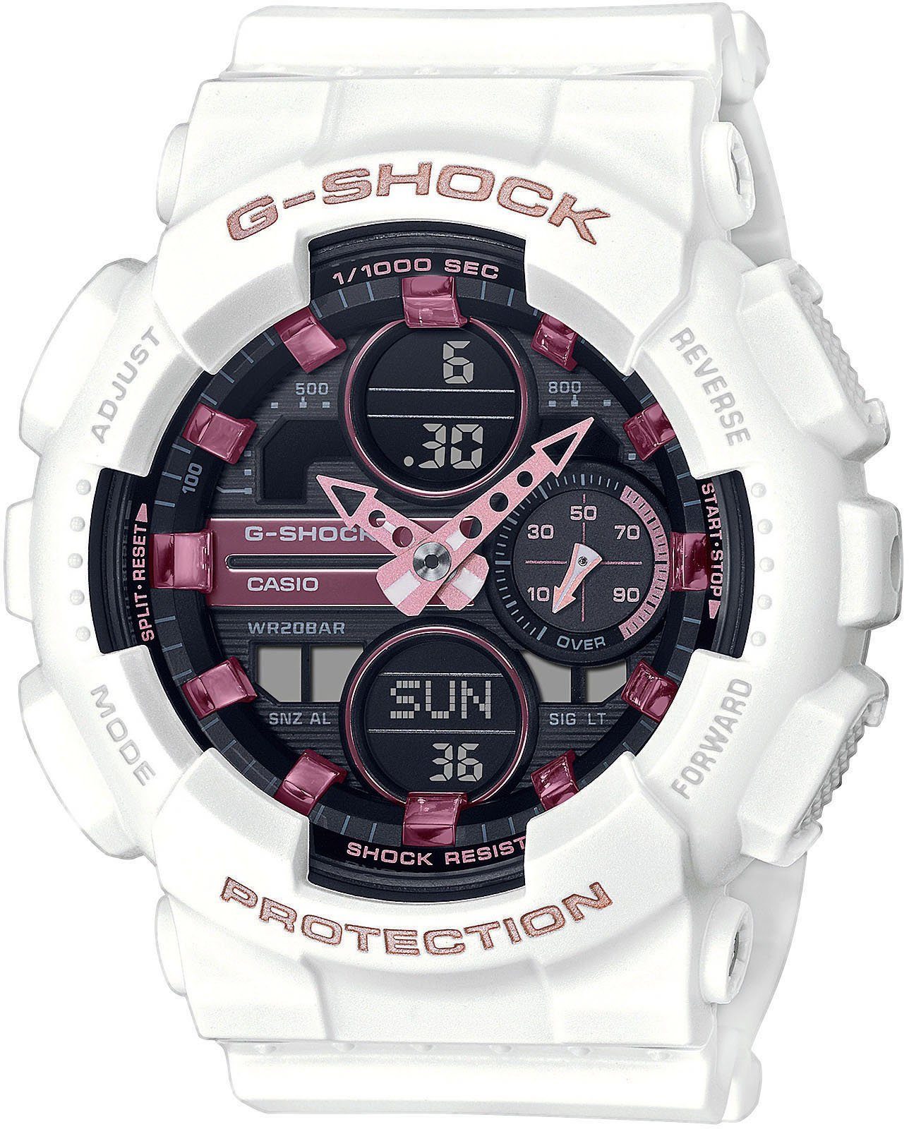 CASIO G-SHOCK Chronograph GMA-S140M-7AER, Quarzuhr, Armbanduhr,