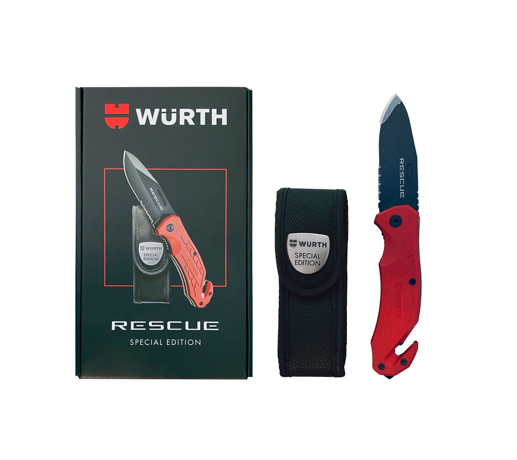 Würth Taschenmesser Würth Klappmesser Rescue Special