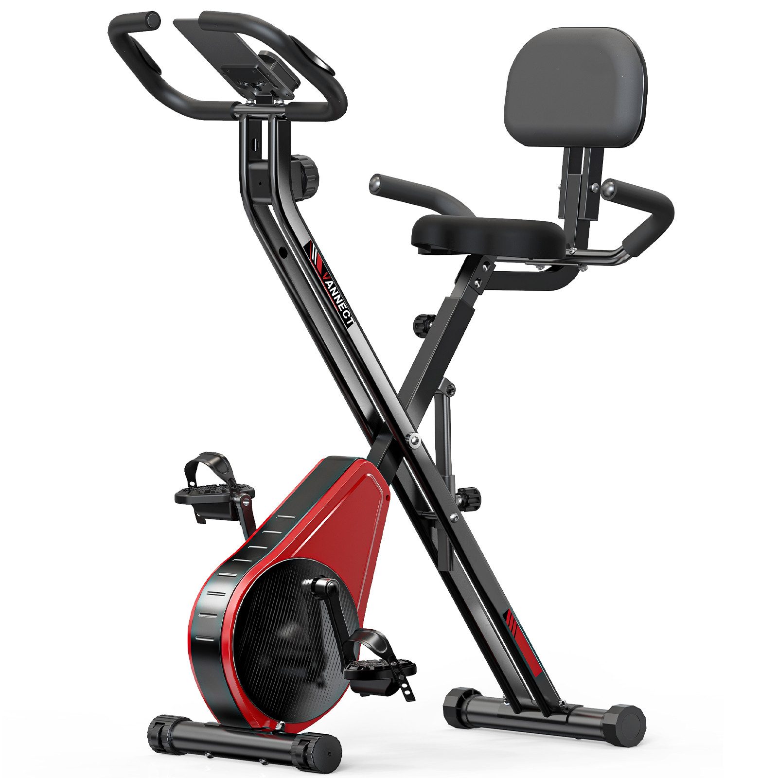 VANNECT Heimtrainer Klappbar Heimtrainer mit 16