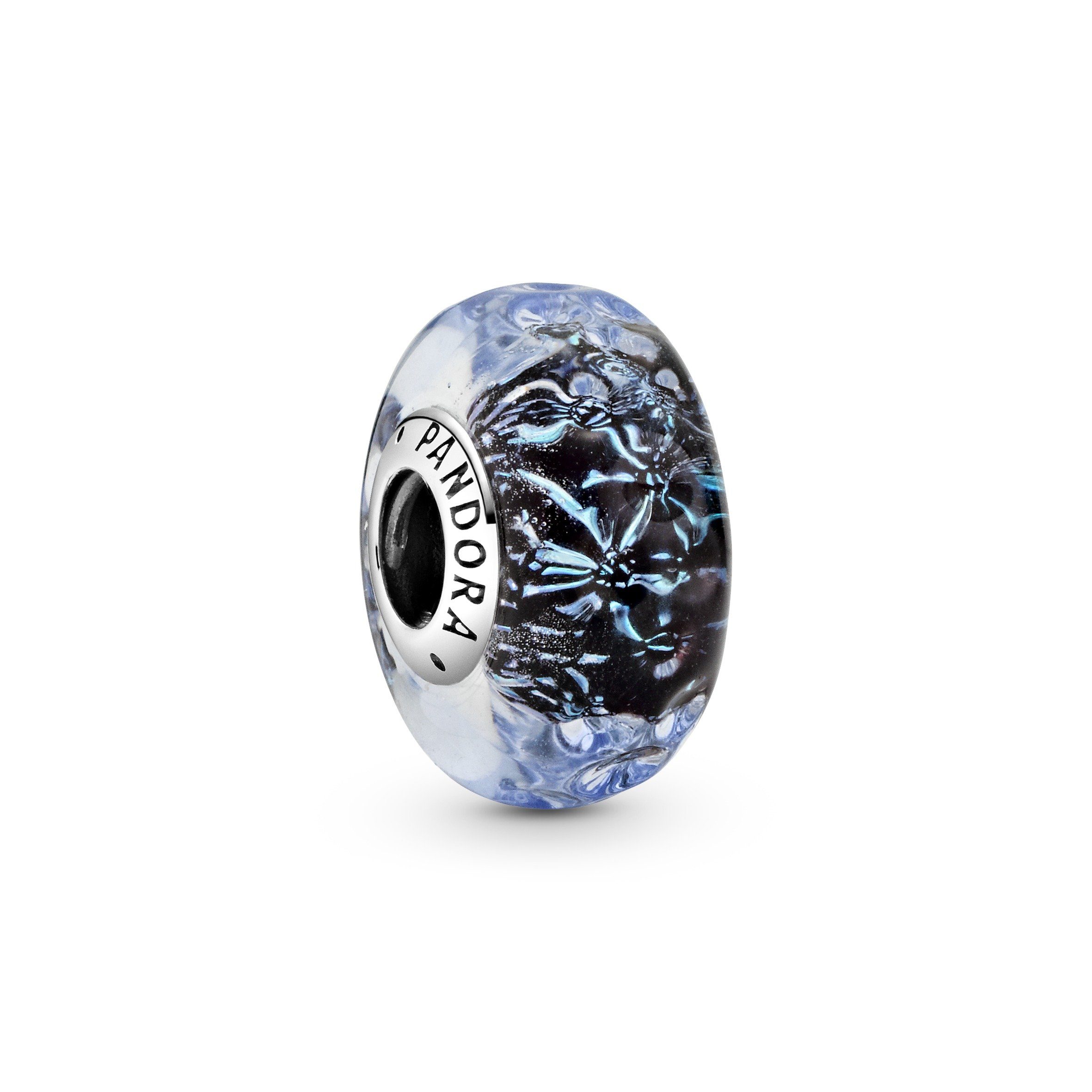 Pandora Bead Pandora Charm Welliges dunkelblaues