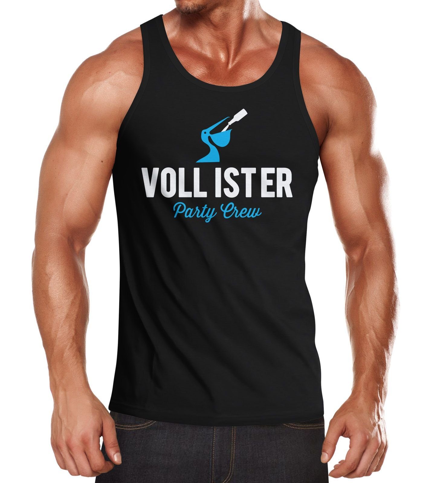 MoonWorks Tanktop Vollister Herren Tanktop Bier