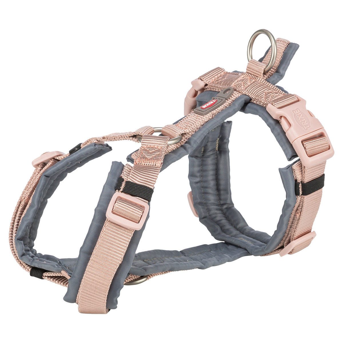 TRIXIE Hunde-Geschirr Premium Trekking Geschirr blush/grafit