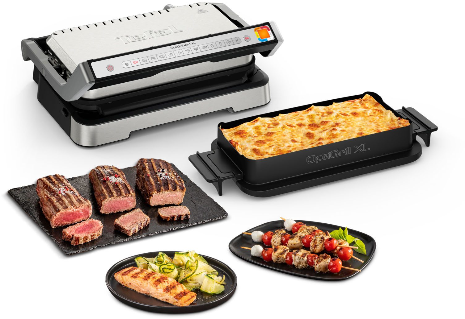 Tefal Kontaktgrill OptiGrill 4in1 XL, Grill/Barbeque/Backofen/komplette