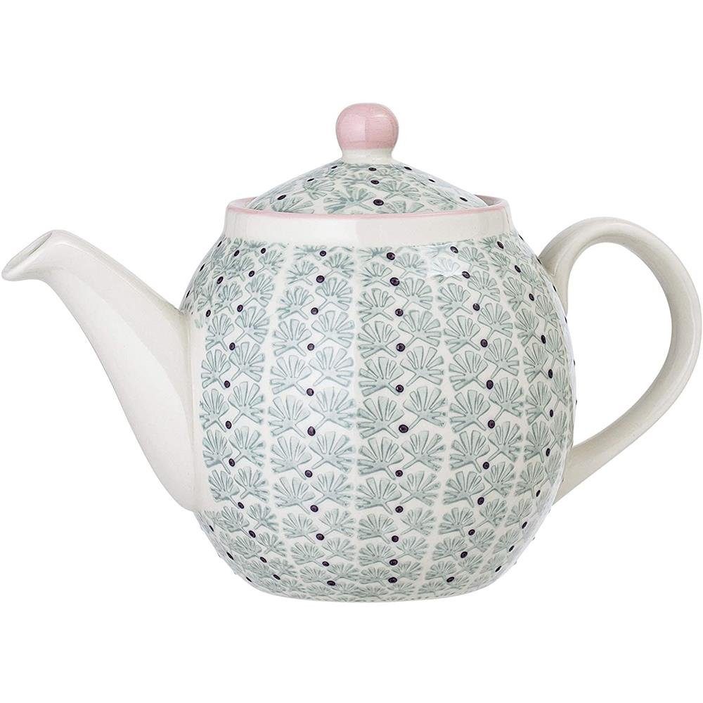 Bloomingville Teekanne Maya Teapot, Green, Stoneware,