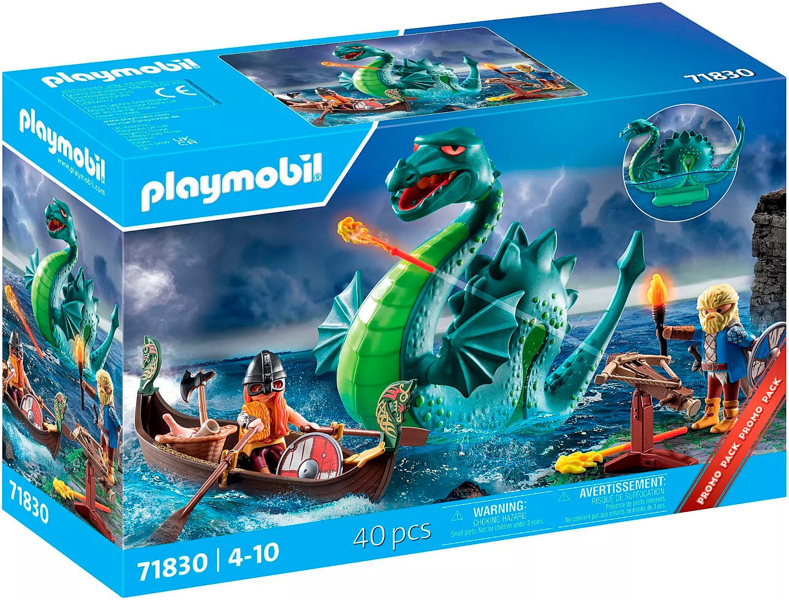 Playmobil® Wikinger mit Seeungeheuer (71830), Playmobil