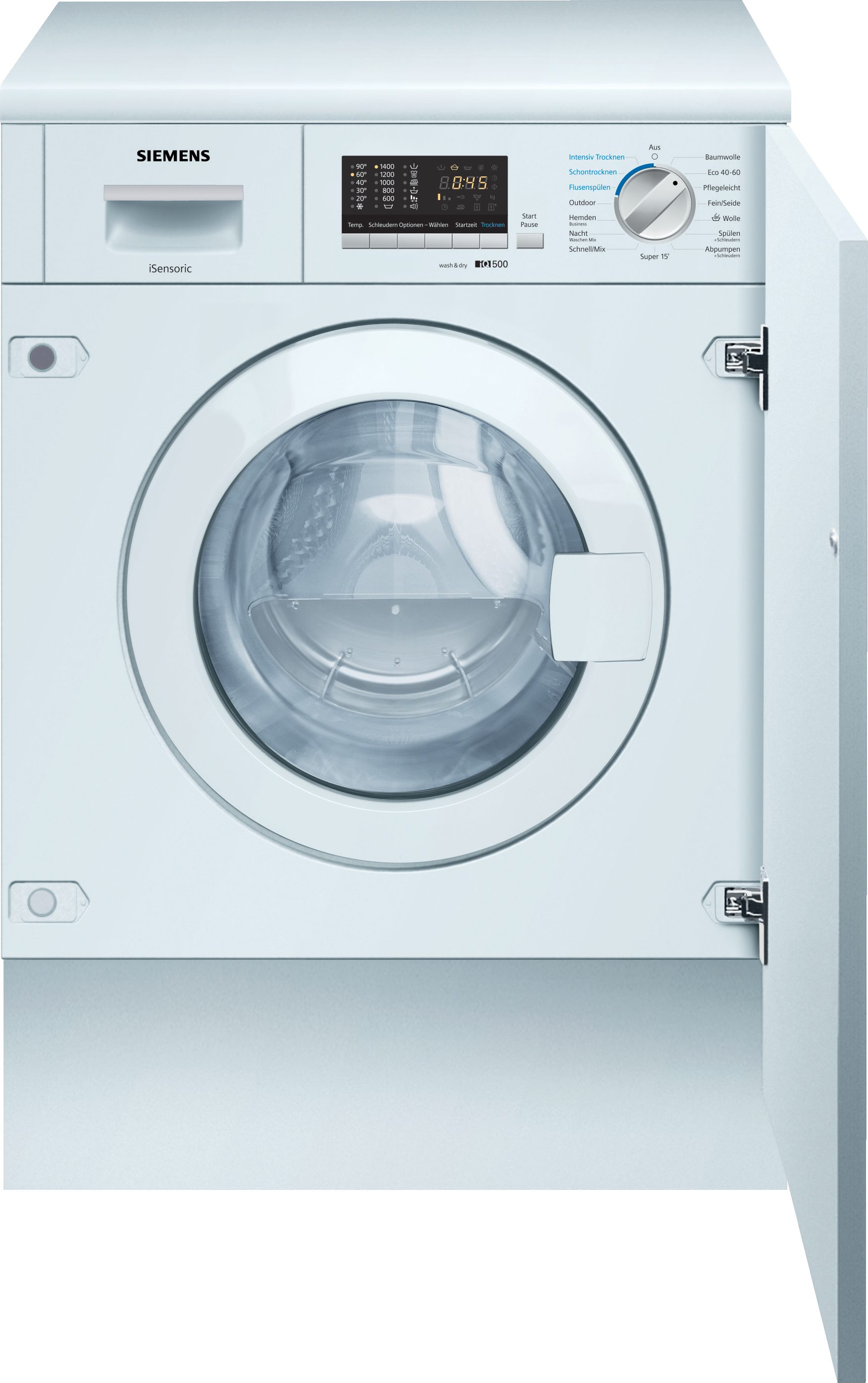 SIEMENS Waschtrockner iQ500 WK14D543, 7 kg,