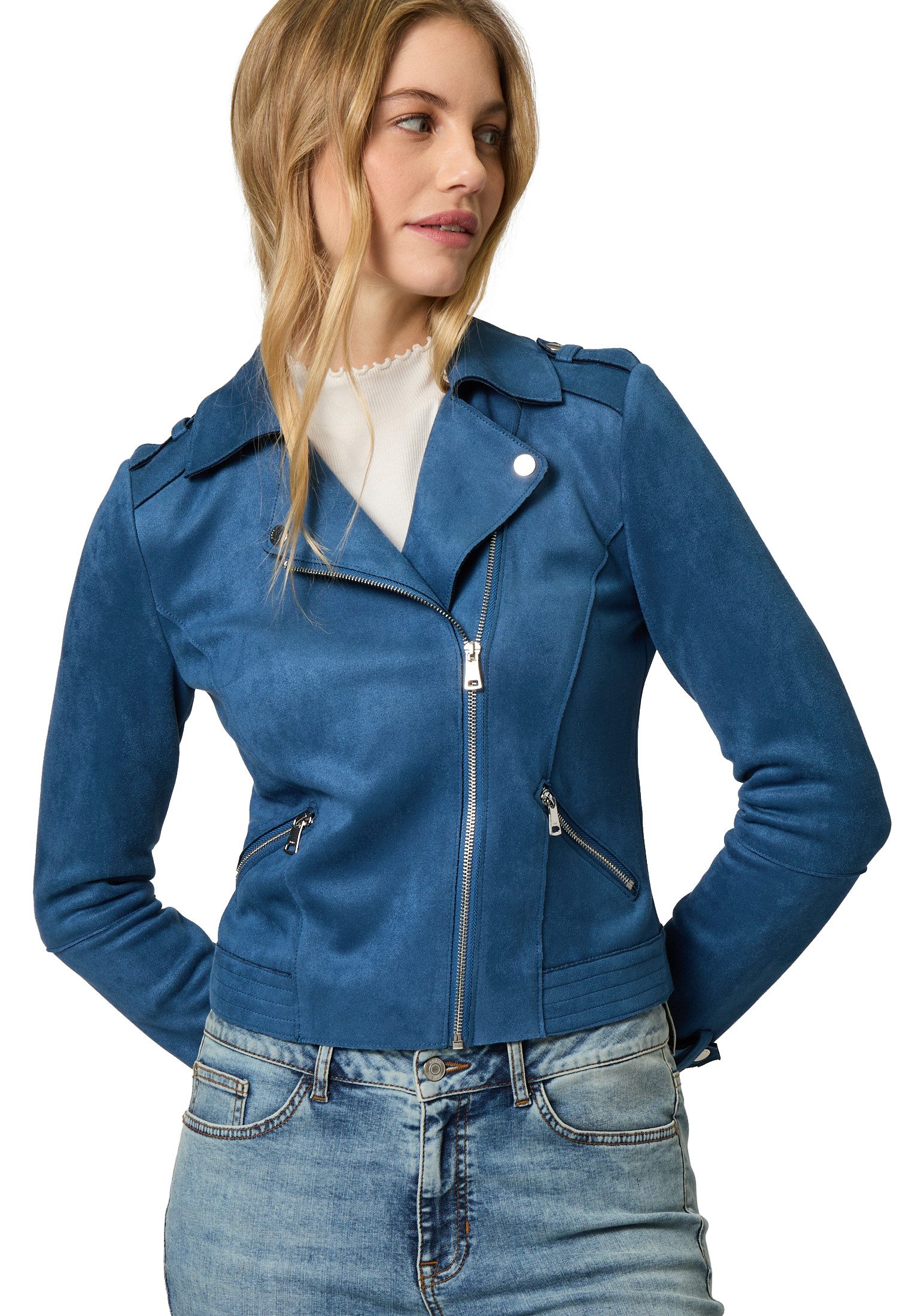 Zero Bikerjacke zero Damen Bikerjacke in