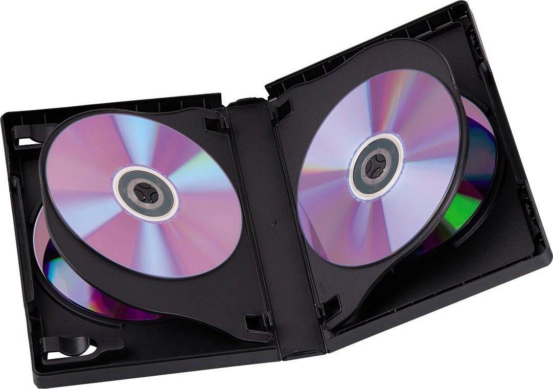 Hama DVD-Hülle DVD-Leerhülle 6 Box, 3er-Pack,