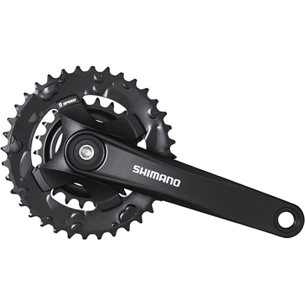 Shimano Fahrradkurbel SHIMANO Kurbelgarnitur FC-MT101 175mm
