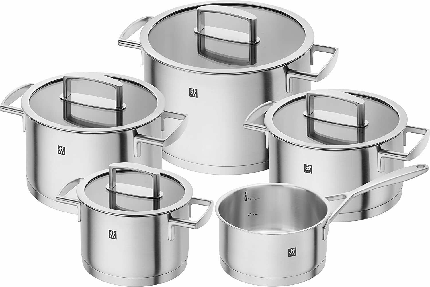 Zwilling Bratentopf Zwilling Topfset 5tlg Edelstahl
