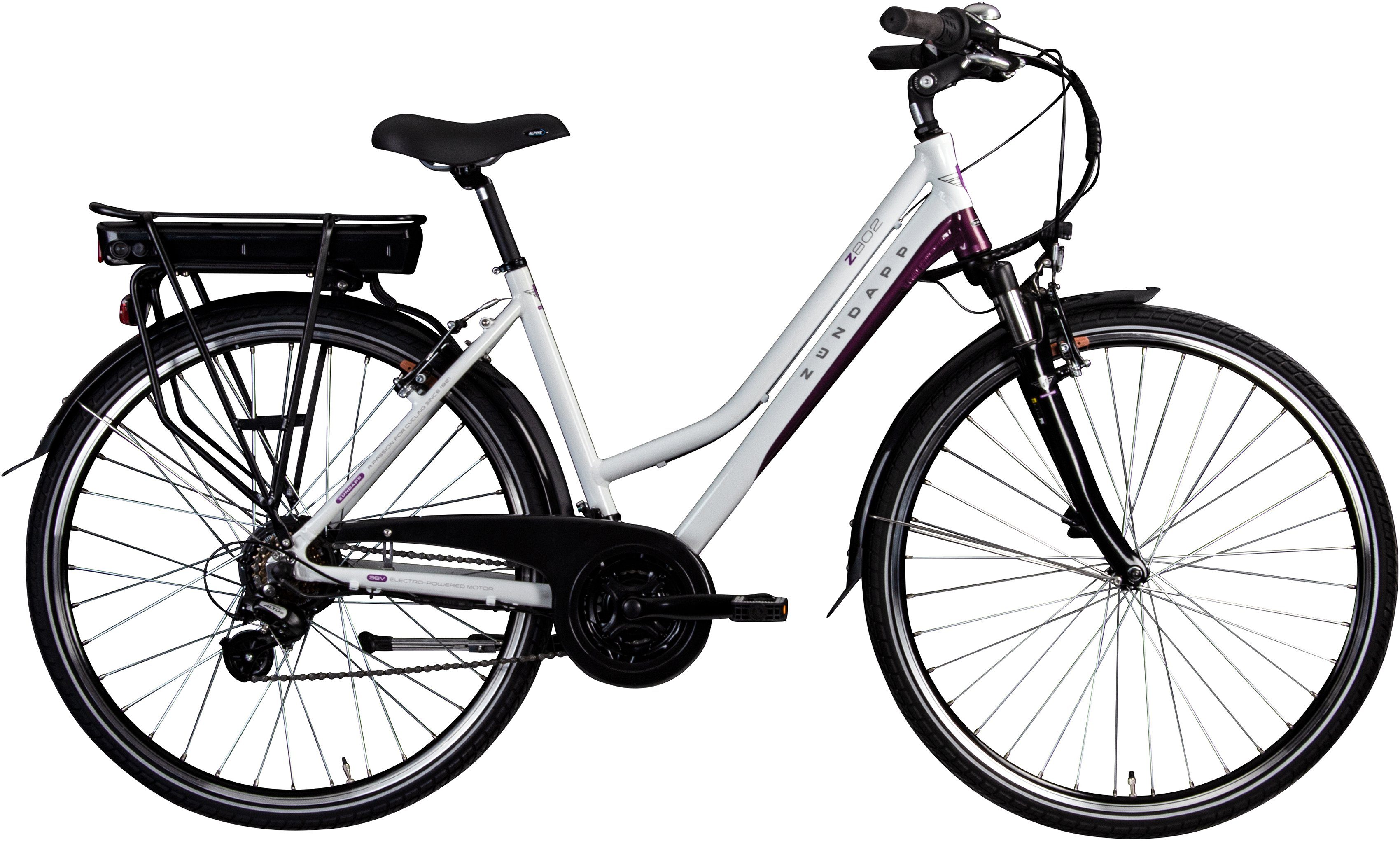 Zündapp E-Bike Trekkingrad Z802 Damen, 21