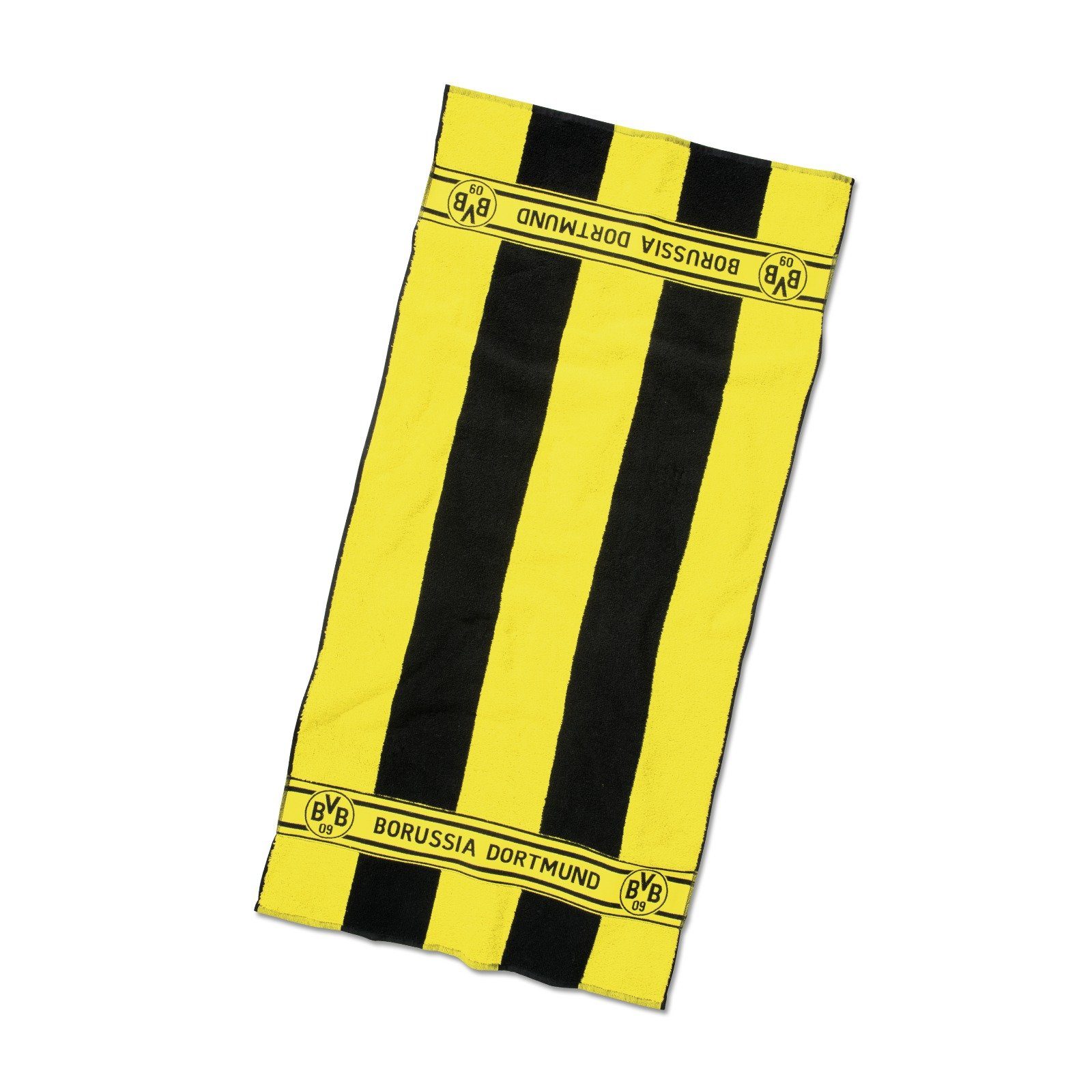 BVB Duschtuch BVB-Duschtuch mit Blockstreifen, Baumwolle