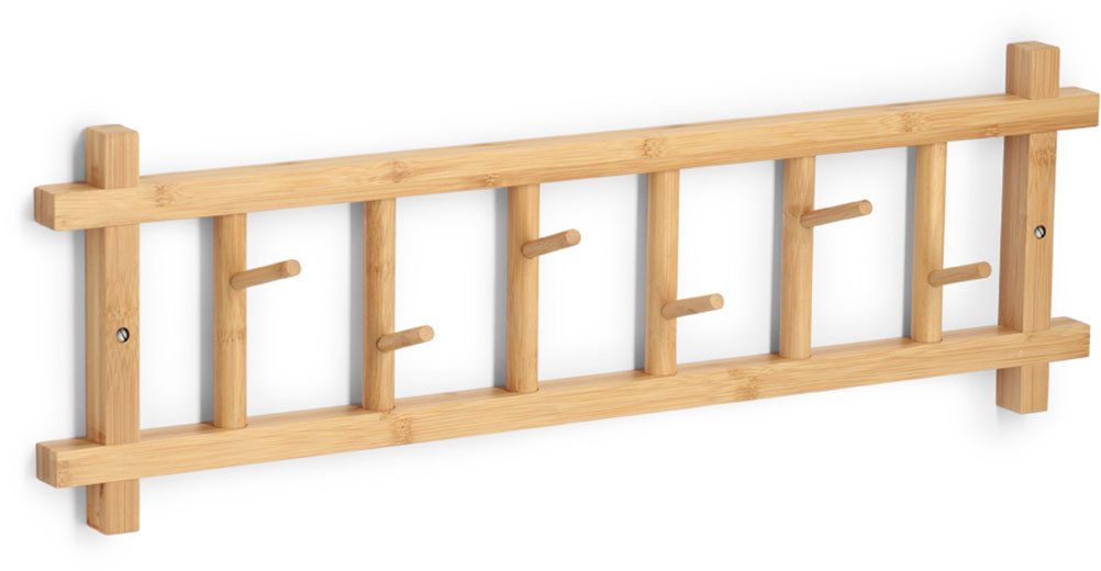 Zeller Present Garderobenleiste Wandgarderobe, Bambus, hochwertiges