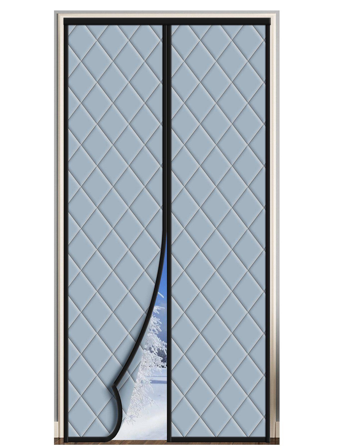 EXTSUD Türvorhang Wärmeschutzvorhang Magnetisch Isoliert Türvorhang