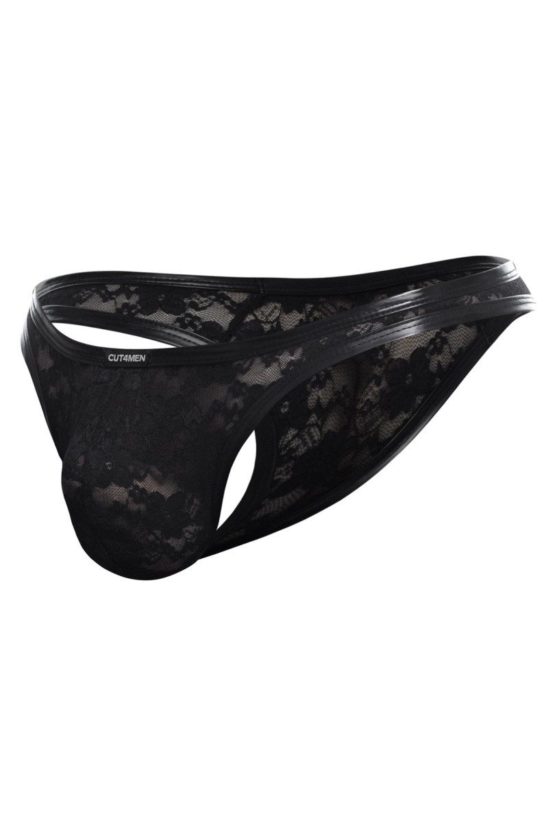 CUT4MEN String Herren-String in schwarz -