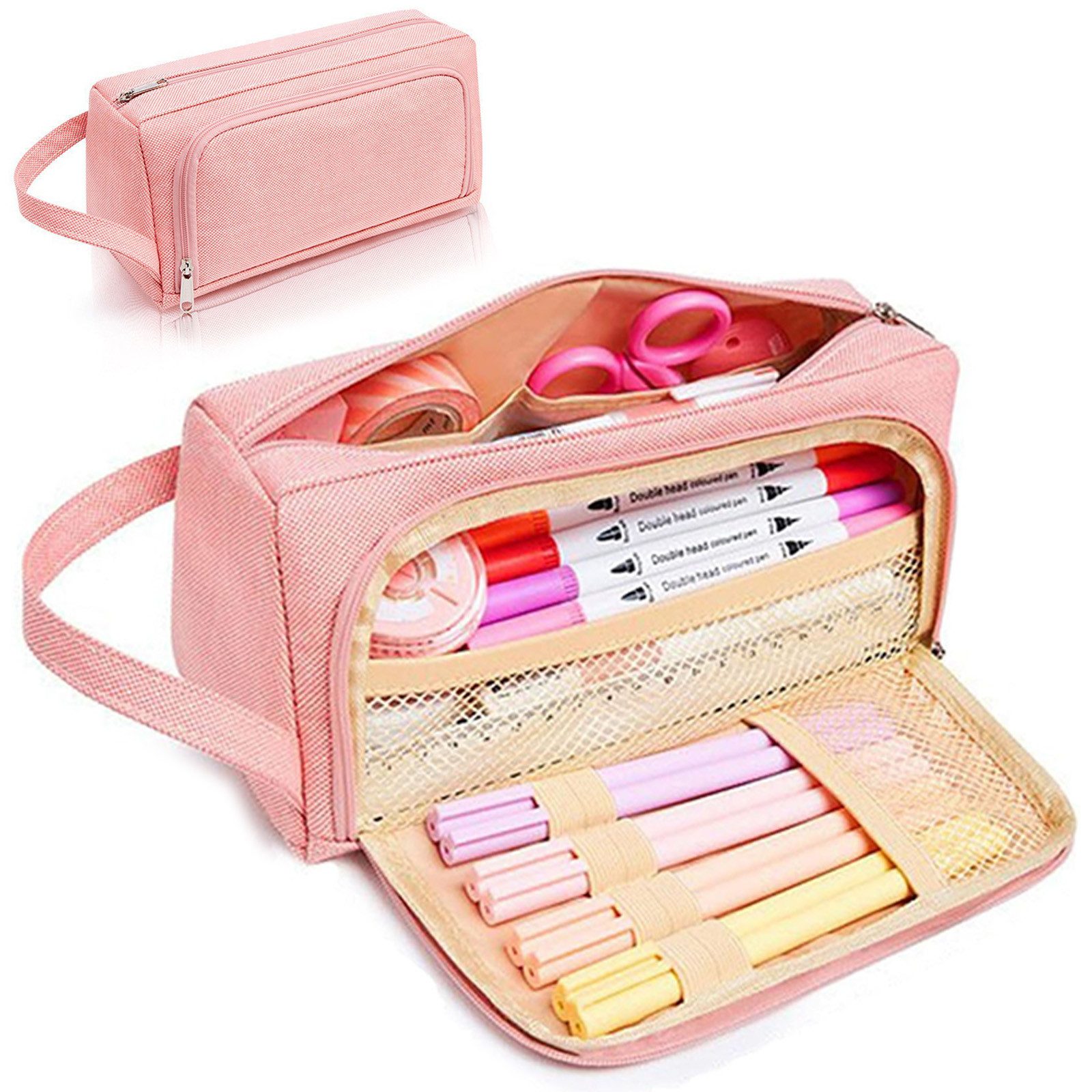 OKWISH Federmäppchen Stifteetui Federtaschen Schreibgeräteetui Groß,