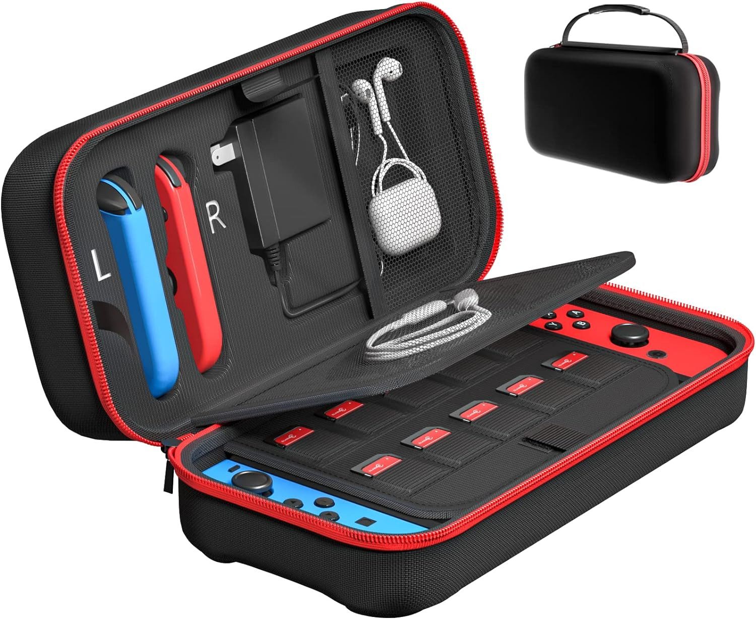 Refined Living Nintendo-Schutzhülle Carrying Case Compatible