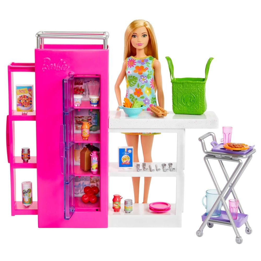 Barbie Anziehpuppe Vorratskammer Spielset Barbie Mattel