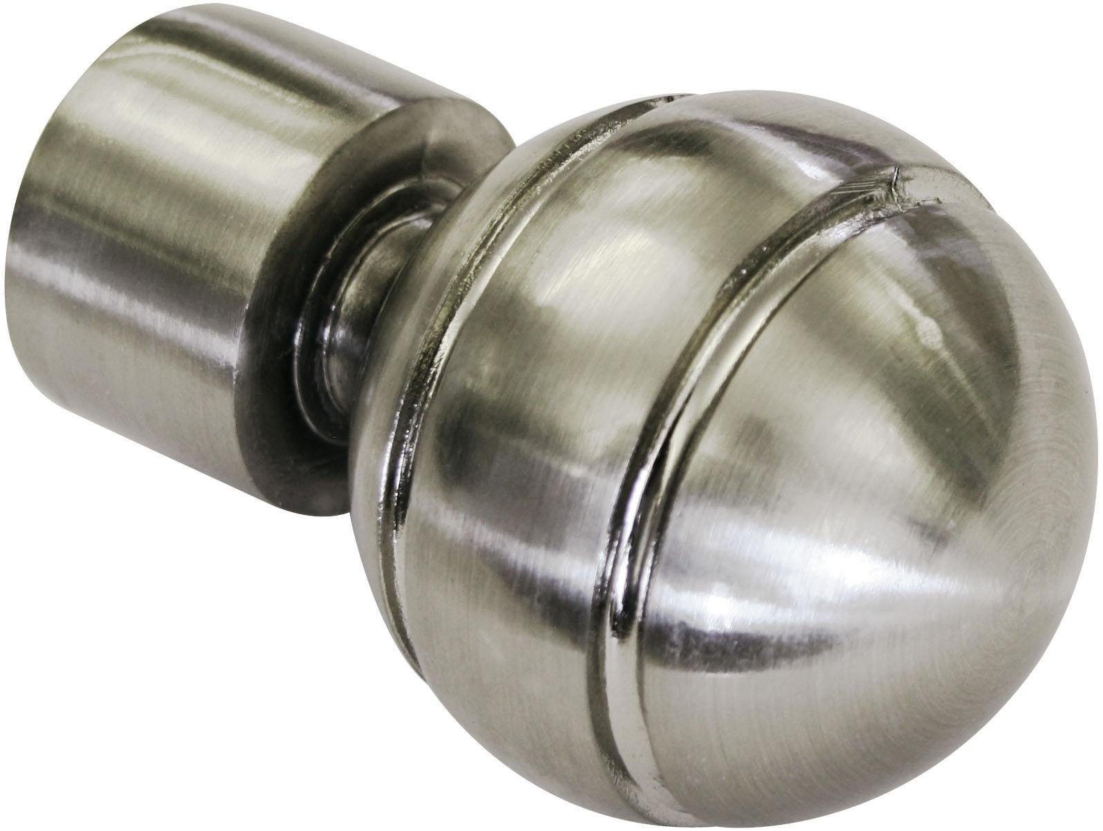 GARDINIA Gardinenstangen-Endstück Kugel, Gardinen, (Set, 2-St),