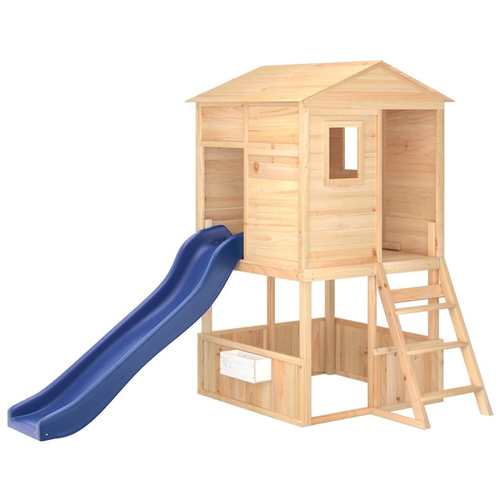 vidaXL Spielturm Spielturm Massivholz Tanne