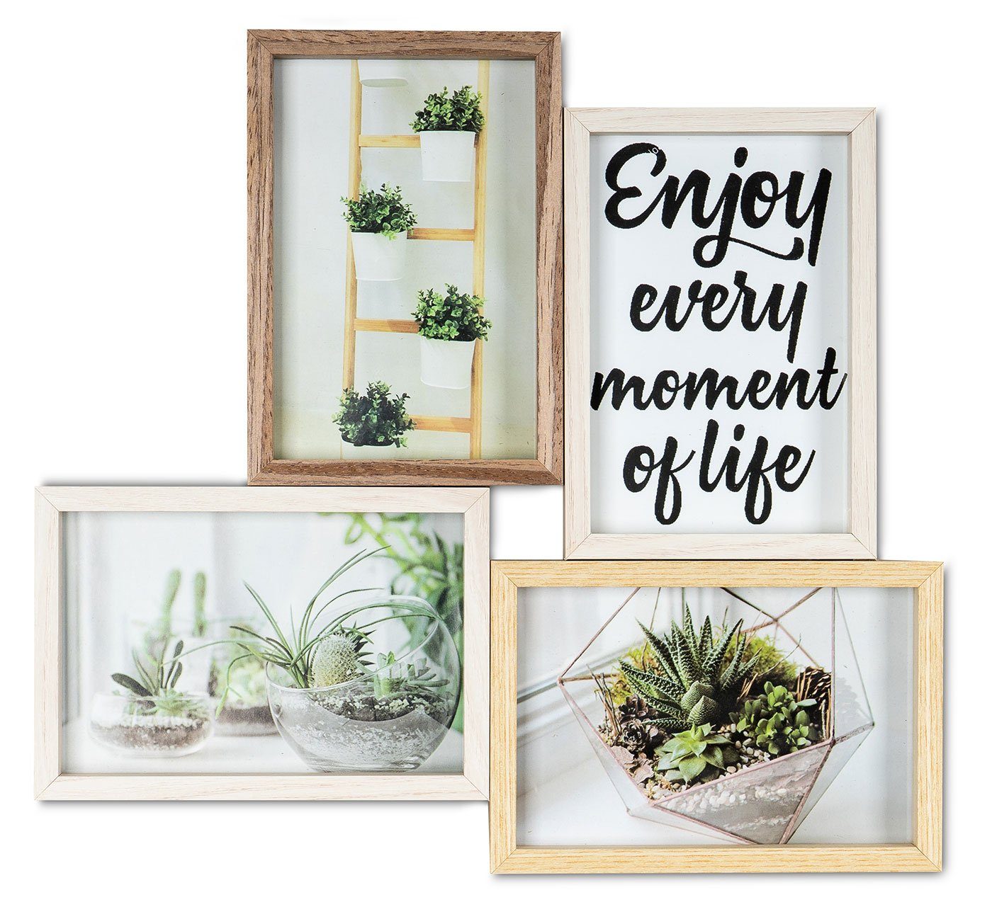 Levandeo® Bilderrahmen Collage, Bilderrahmen Collage 30,5x32,5cm