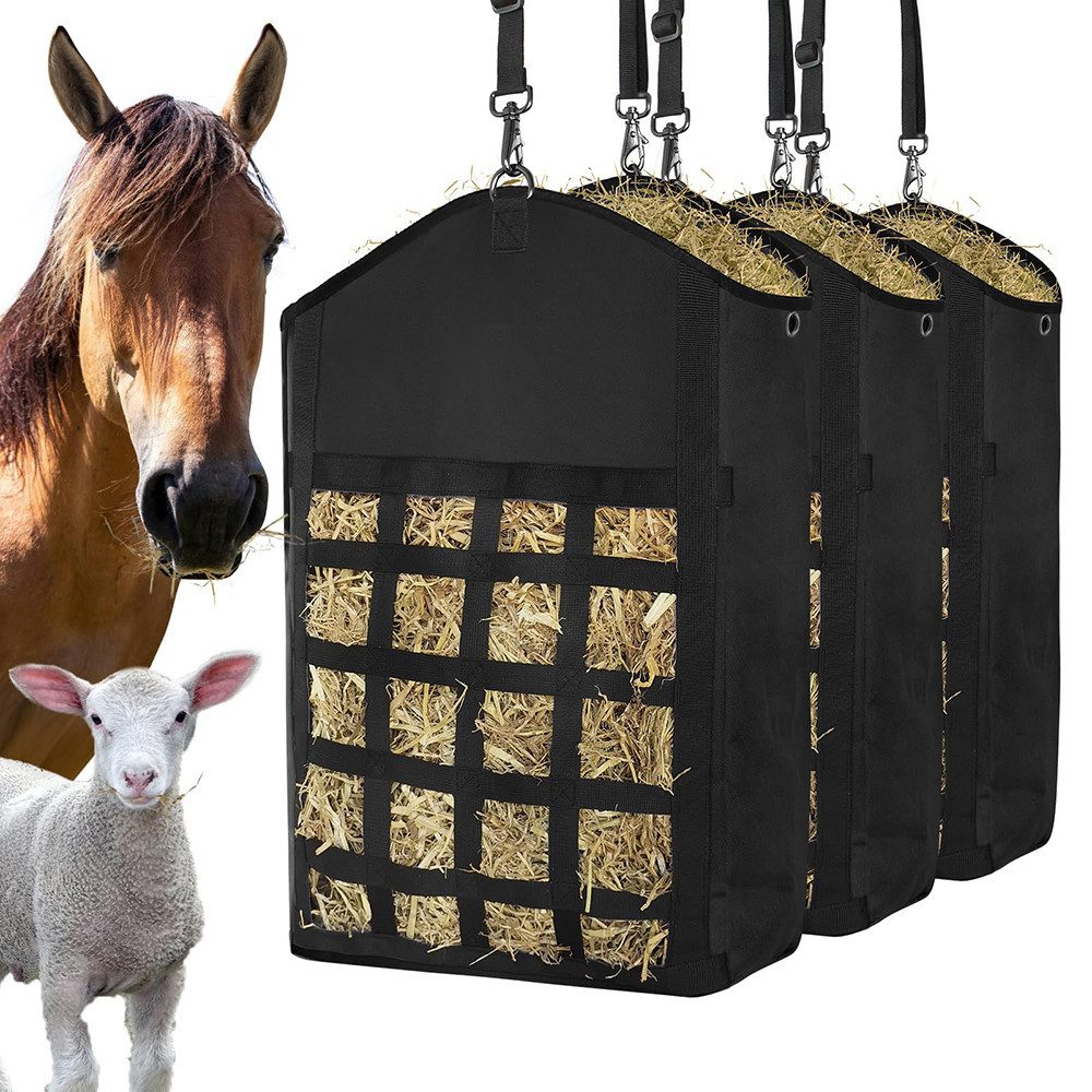 Ledander Heunetz Hängende Heutasche für Pferde-aus