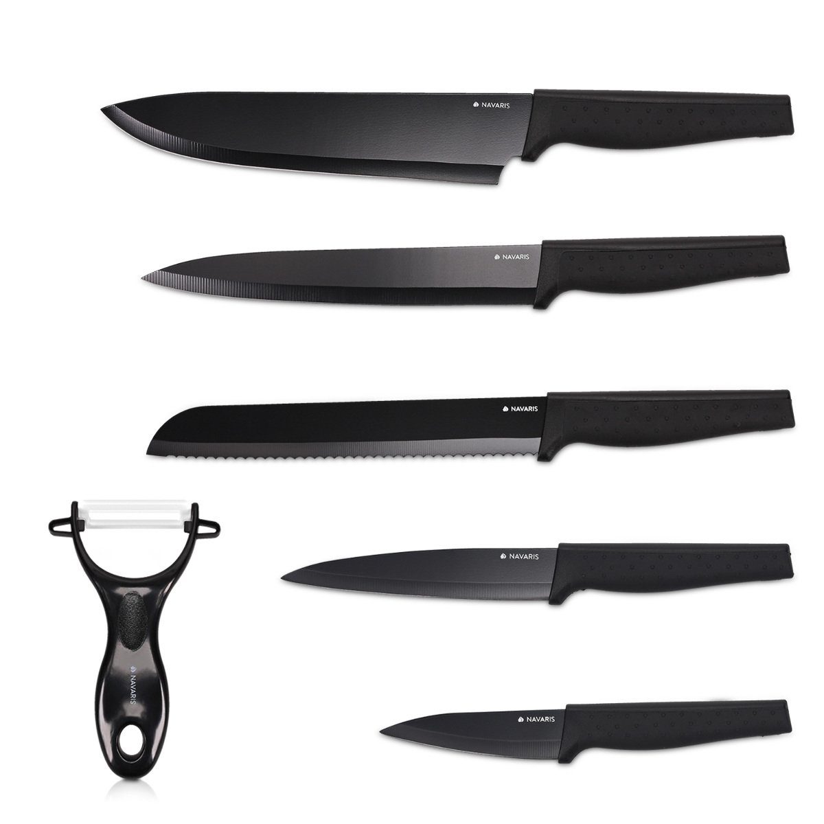 Navaris Messer-Set Messer Set 6-teilig inkl.