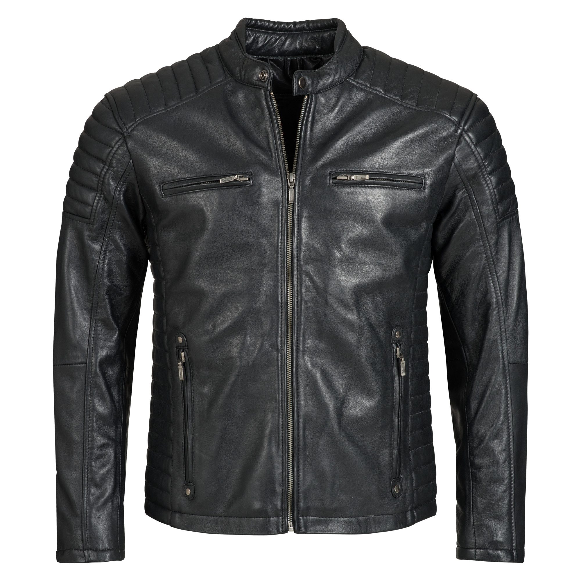 BOHMBERG Lederjacke VIRTUS Herren Übergangsjacke aus