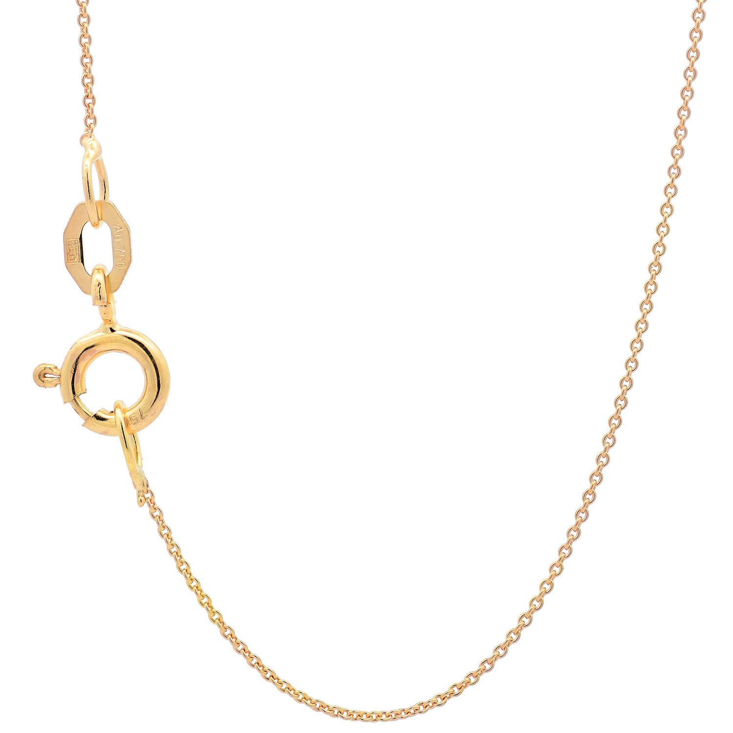 HOPLO Goldkette Goldkette Ankerkette Länge 40cm