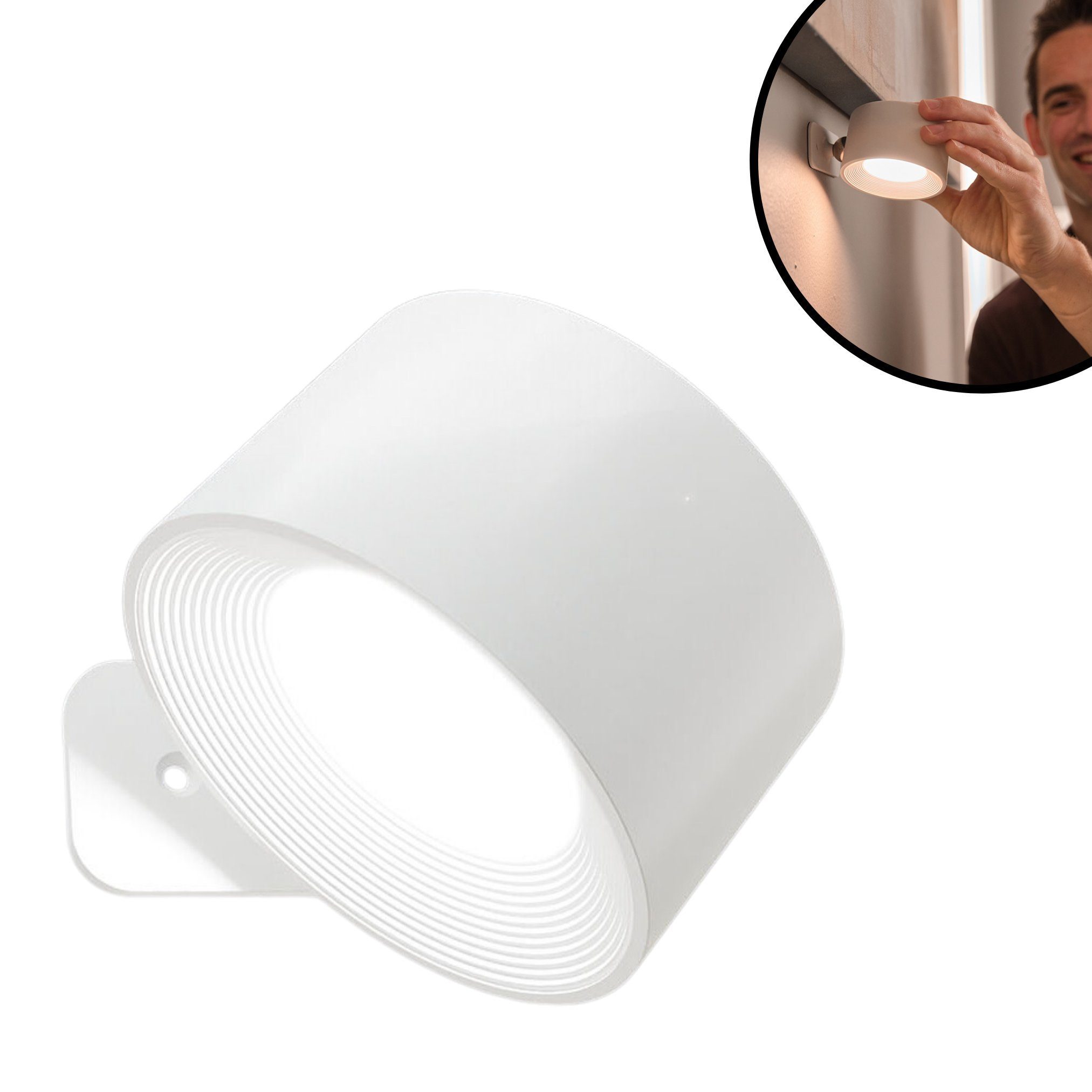 Best Direct® LED Wandleuchte Vigilamp Pod,