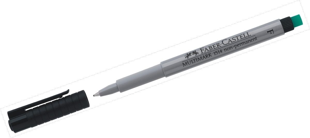 Faber-Castell Folienstift Folienschreiber nonpermanent F schwarz